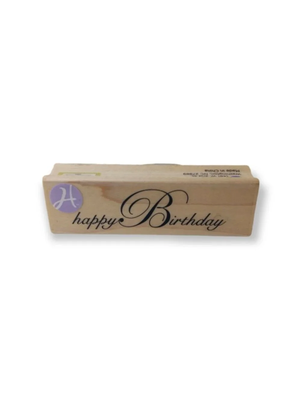 Vintage Happy Birthday 3 Pieces Rubber Stamp Bundle